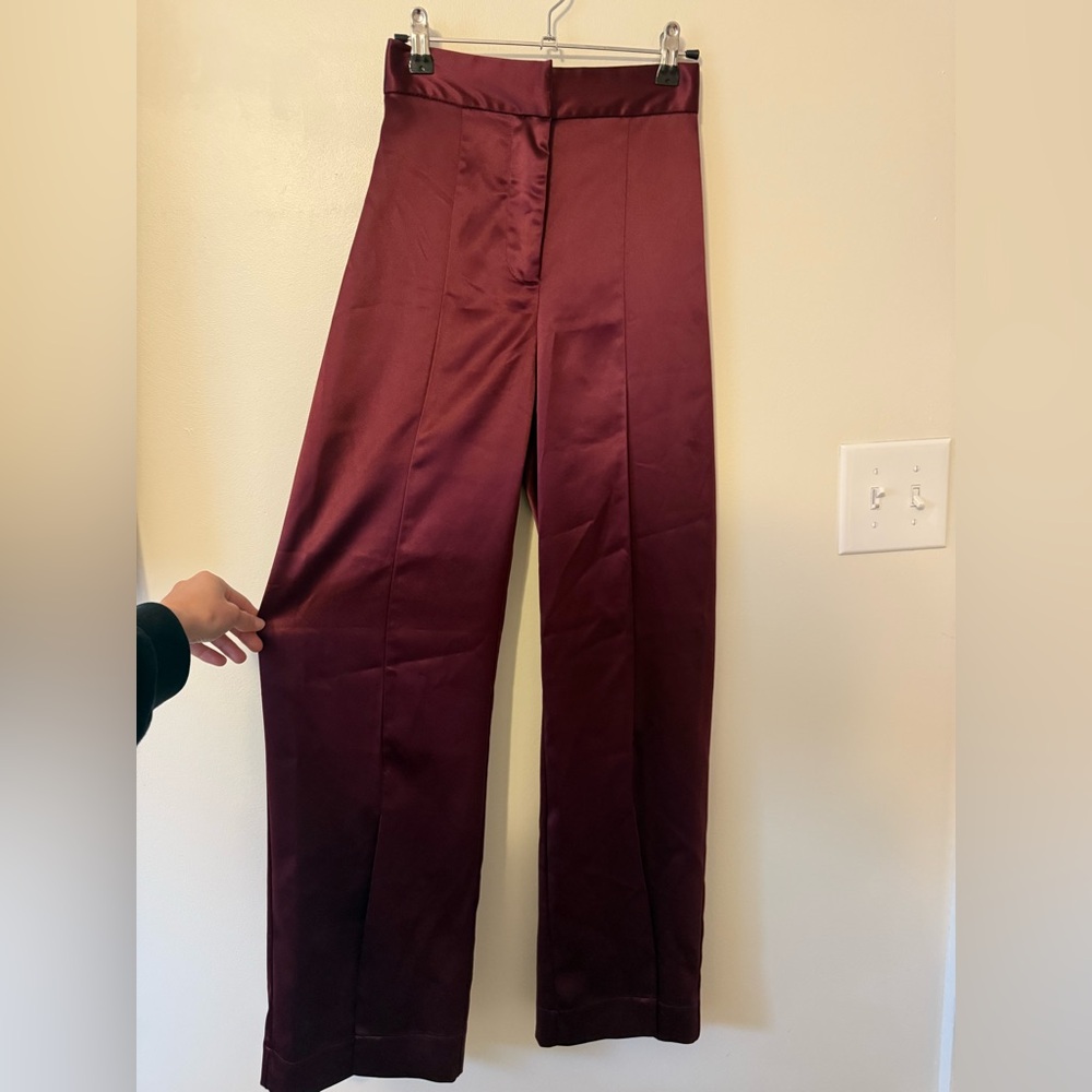 House of Harlow 1960 Satin Pants - Picture 2 of 4